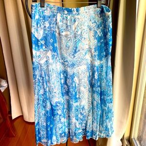 Coldwater Creek lined skirt